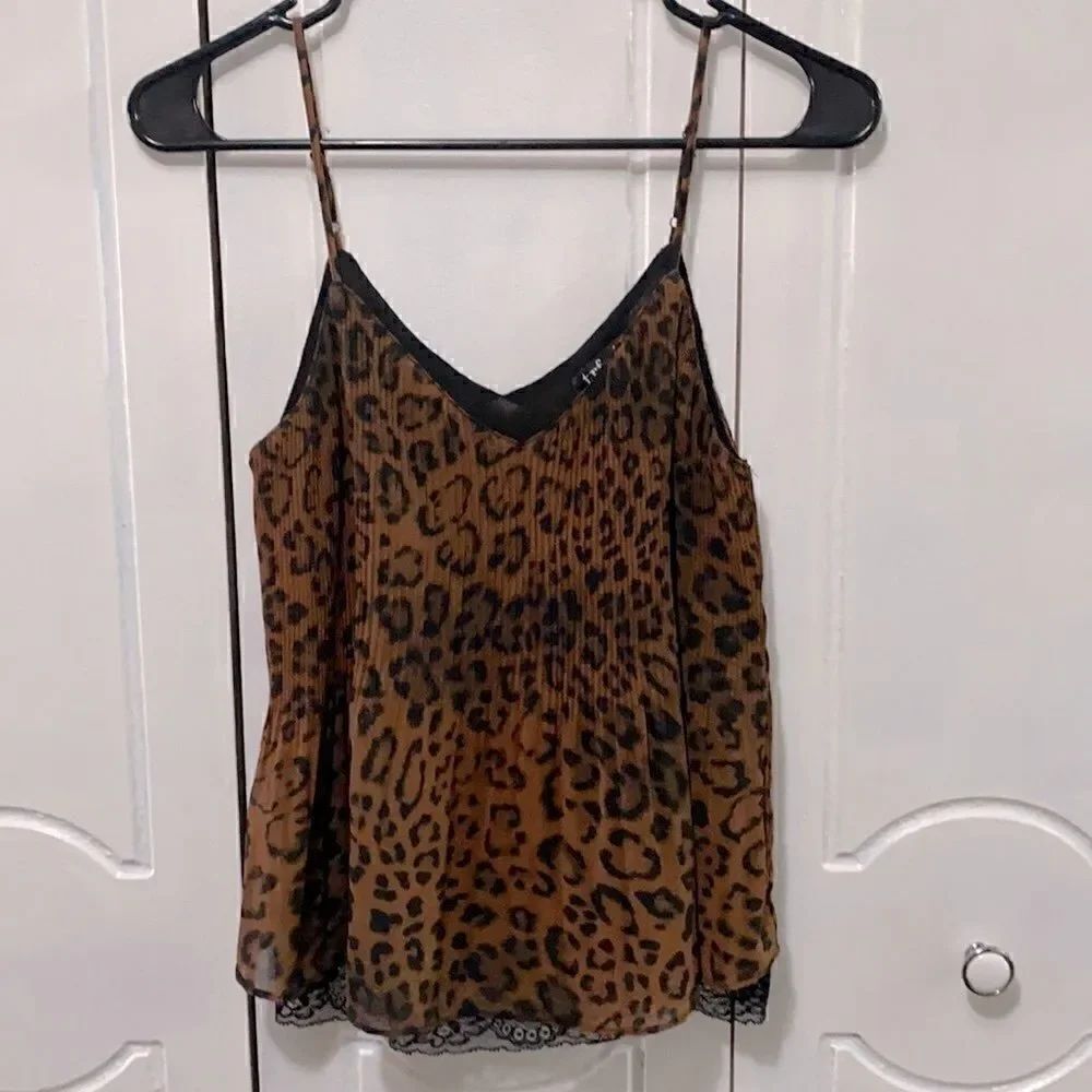 ZARA trf collection Animal Print Camisole S